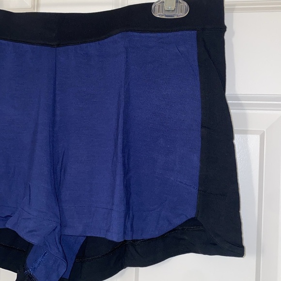Super Stretch Sleep Short Blue and Black with Tailored Fit size Small NWT - Picture 2 of 4